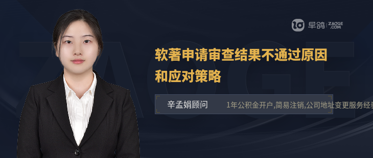 软著申请审查结果不通过原因和应对策略