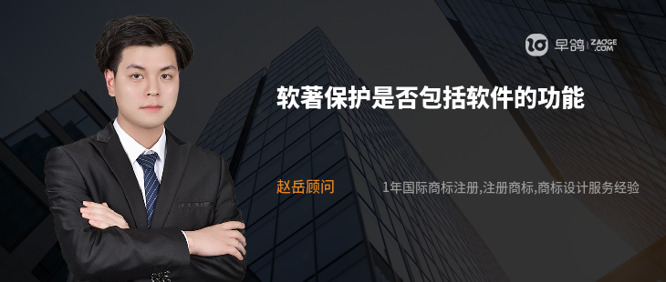 軟著保護(hù)是否包括軟件的功能
