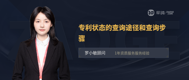 專利狀態(tài)的查詢途徑和查詢步驟