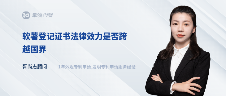 軟著登記證書法律效力是否跨越國界