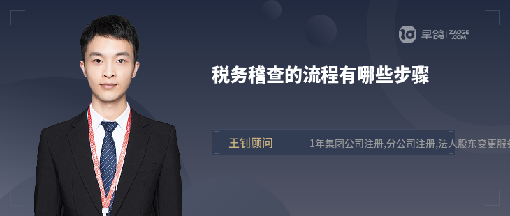 税务稽查的流程有哪些步骤