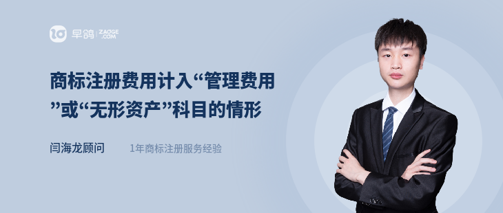 商标注册费用计入“管理费用”或“无形资产”科目的情形