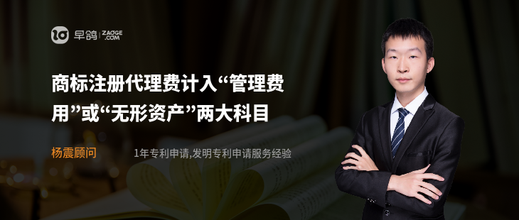 商标注册代理费计入“管理费用”或“无形资产”两大科目