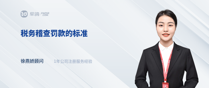 税务稽查罚款的标准