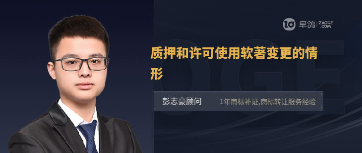 质押和许可使用软著变更的情形