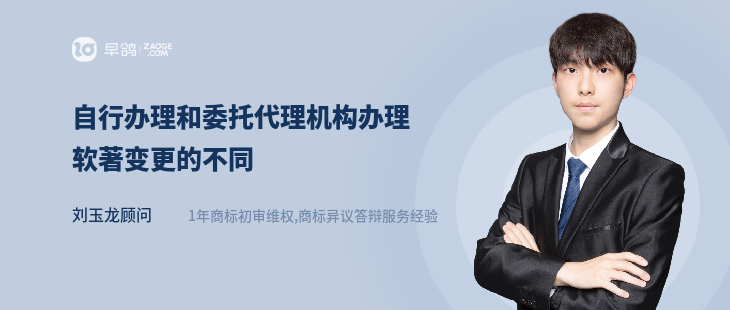 自行办理和委托代理机构办理软著变更的不同
